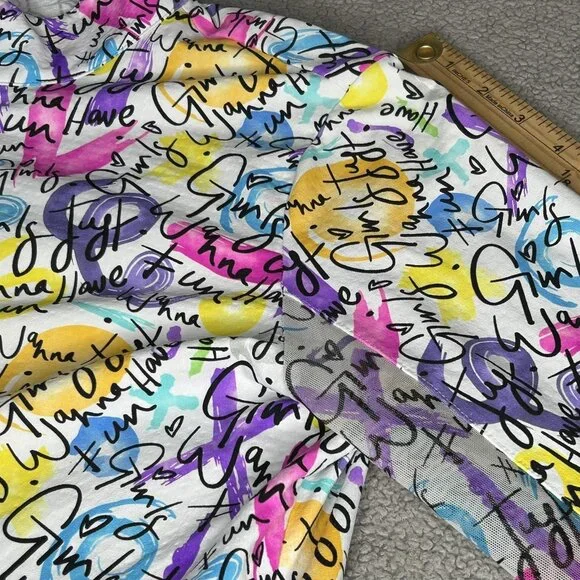 IBKUL Quarter Zip Shirt Womens XL Multicolor Girls Just Wanna Have Fun Golf UPF - Picture 8 of 11